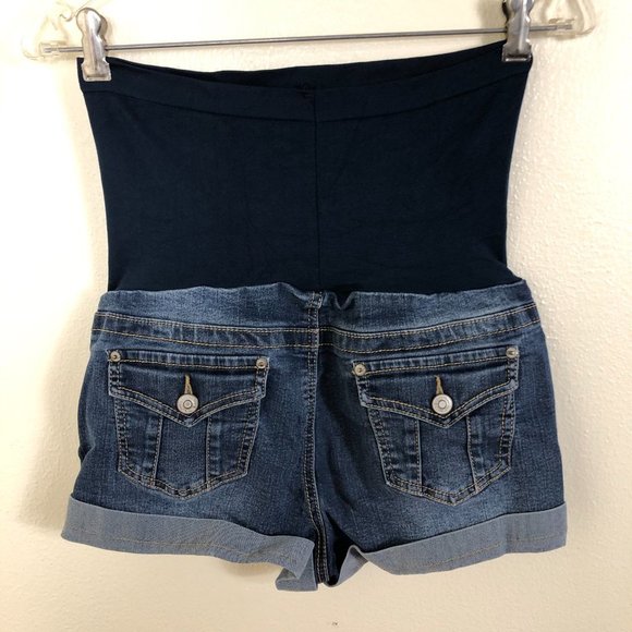 HAUTE MAMA Denim Jean Shorts Size Small - Picture 6 of 10